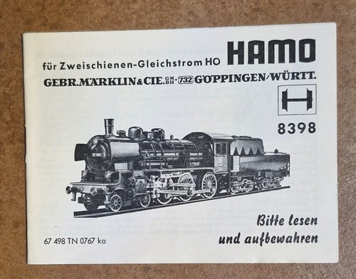 Märklin betriebsanleitung - märklin, h0
