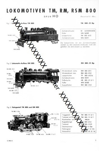 Märklin rsm 800 - märklin, rm,